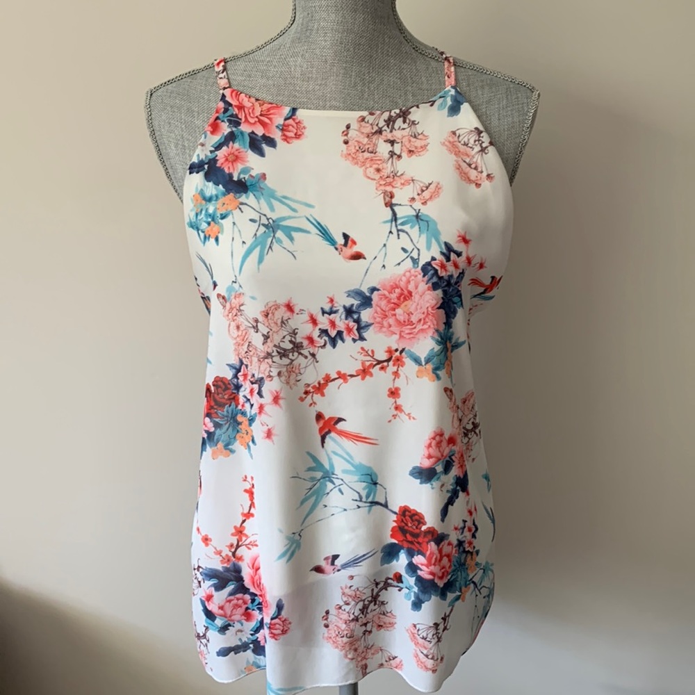 Floral tank top